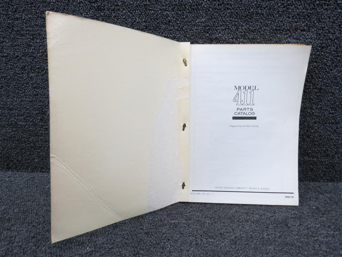 Cessna Aircraft Parts P311-12 Cessna 411 Parts Catalog (1965)