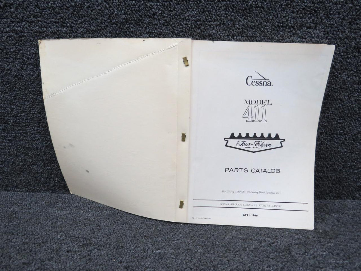 Cessna Aircraft Parts P331-12 Cessna 411 Parts Catalog (1966)