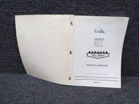 Cessna Aircraft Parts P331-12 Cessna 411 Parts Catalog (1966)