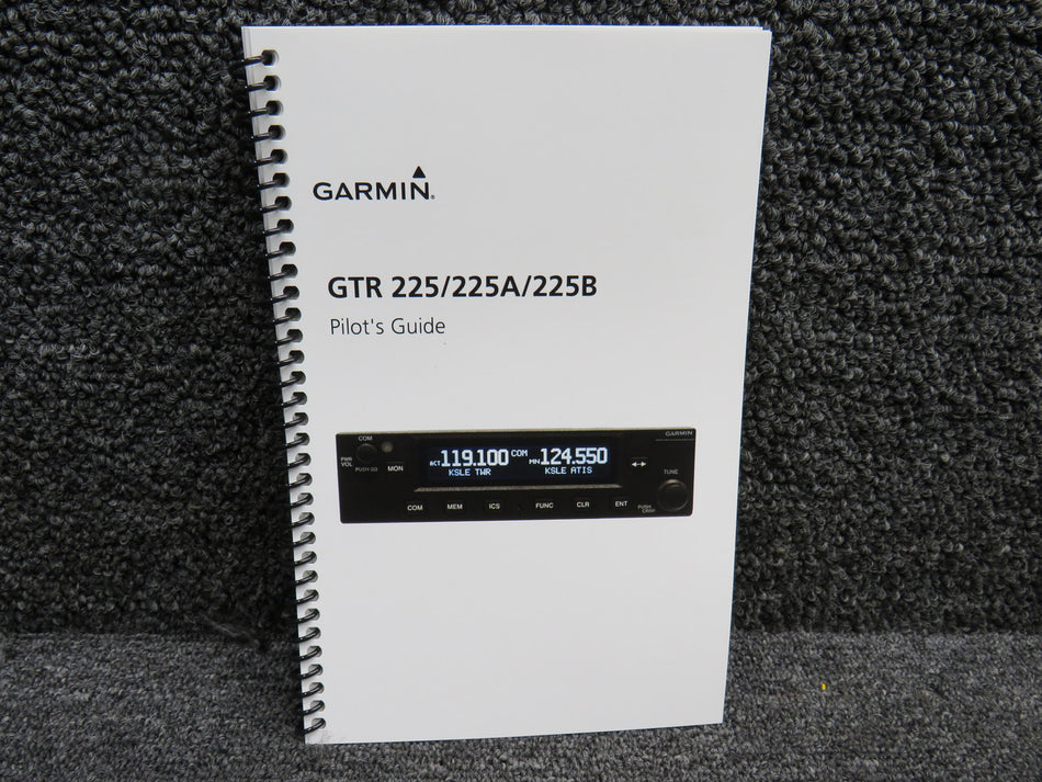 190-01182-00 Garmin GTR-225-225A-225B Pilot’s Guide (Rev: D)