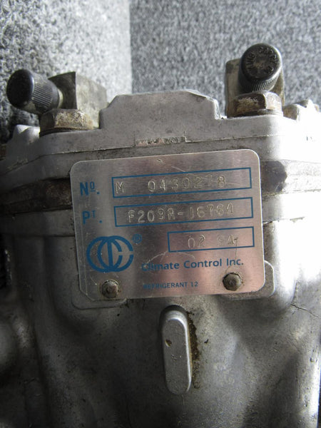 Climate Control F290R-16764 Climate Control Inc. AC Compressor Assembly (CORE)