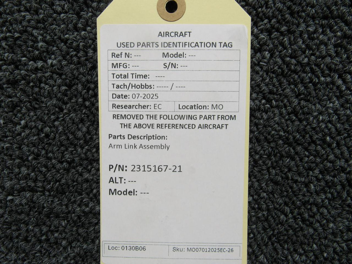 No Brand 2315167-21 Arm Link Assembly