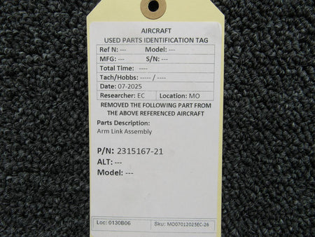 No Brand 2315167-21 Arm Link Assembly