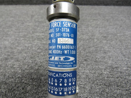 Jet 501-1076-01 (Alt: 6600162-1) J.E.T SF-373A Pitch Force Sensor w Mods, 26V