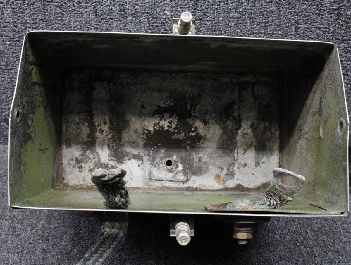 Piper Aircraft Parts 63888-000 Piper PA28-235 Battery Box (No Lid, Repaired)