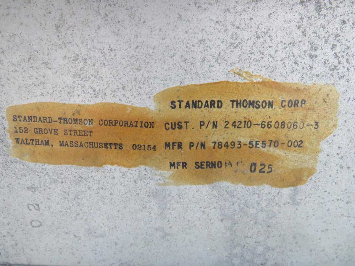 Standard Thomson 78493-5E570-002 (Alt: 24210-6608060-3) Standard-Thomson Evaporator