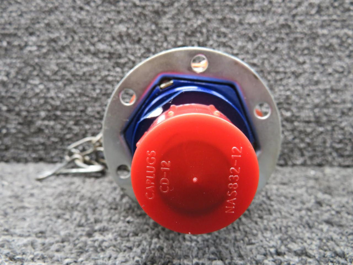 LearJet T8015519-S4-8D, 155-S7-8D LearJet 24E Hyd Pressure Coupling Half with Dust Cap