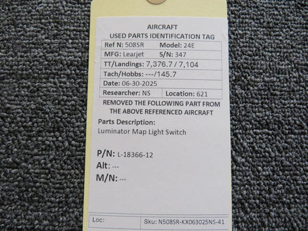 luminator L-18366-12 Luminator Map Light Switch