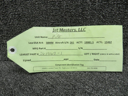 LearJet 2619169-1 LearJet 35A Pipe