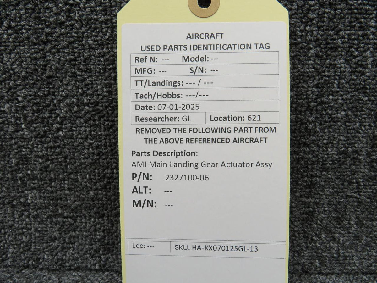 AMI 2327100-6 AMI Main Landing Gear Actuator Assy