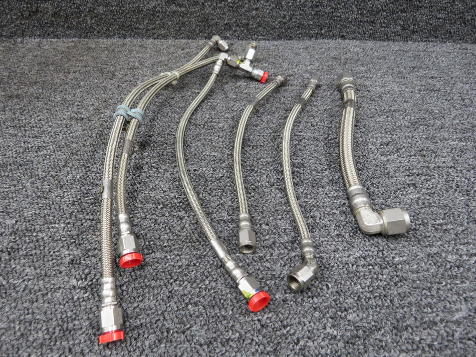 AE3660120H0094, AE3660120E0140, AE2660000E0120 Aeroquip Braided Hoses (Set of 6)