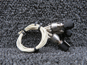RV6NAYSA502A Piper PA-46-350P Potentiometers with Knobs (Set of 3)