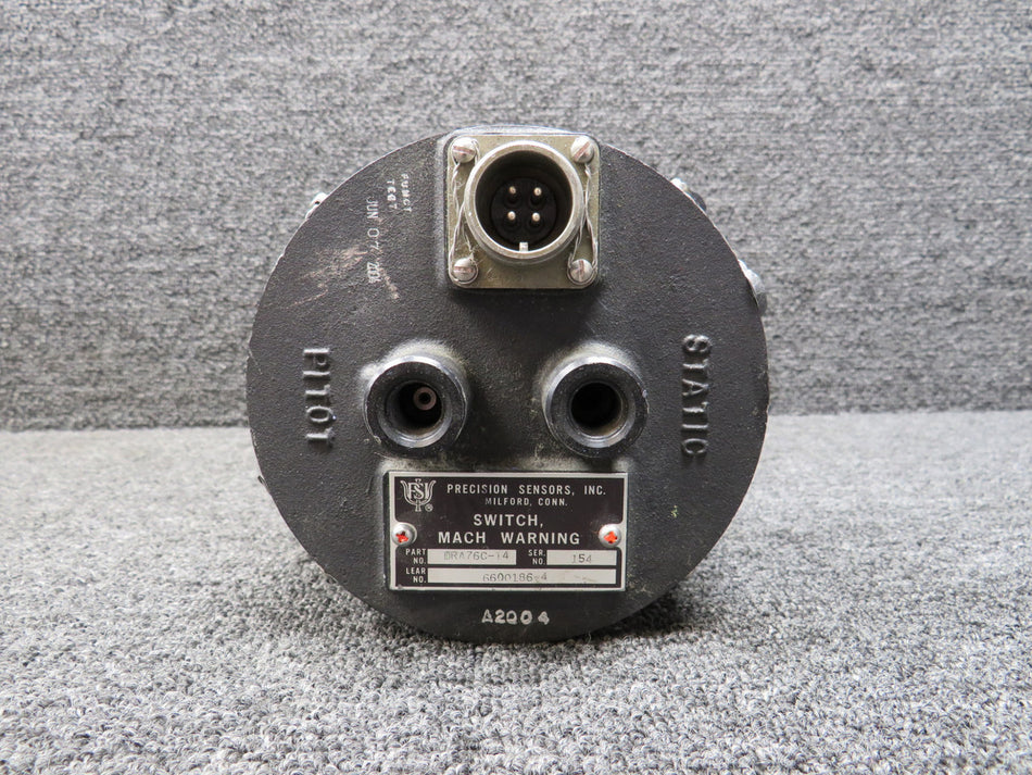 DRA76C-14 (Alt: 6600186-4) Precision Sensors Mach Switch Warning