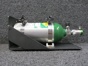 UN-1072 Kelly Aerospace Oxygen Tank with Regulator and Mount