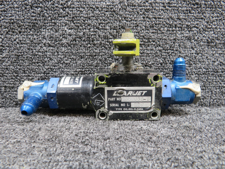 2380059-6 LearJet Parking Brake Valve with Green Repairable Tag (Core)