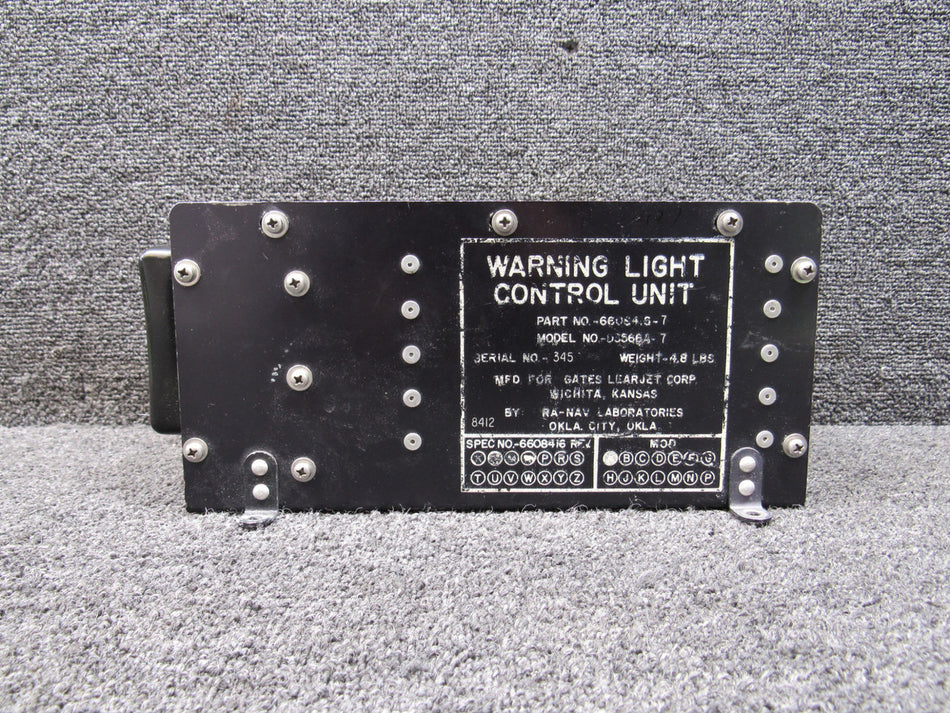 6608416-7 Ra-Nav Warning Light Control Unit with Green Repairable Tag (Core)