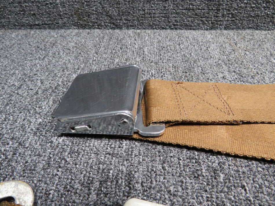 13947-055 Piper PA24-250 Rear Safety Belt Assembly (Brown)