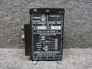 24-10-2 Laboratoire AC Variable Control Box with 8130-3