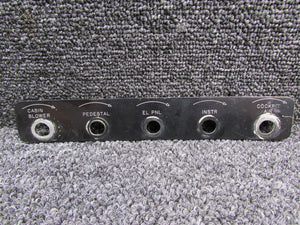 2314085-301 Learjet Panel Placard
