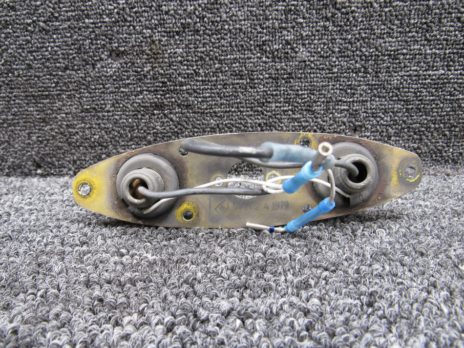 2488502-25 Learjet Navigation and Strobe Light Plate (Incomplete Assembly)