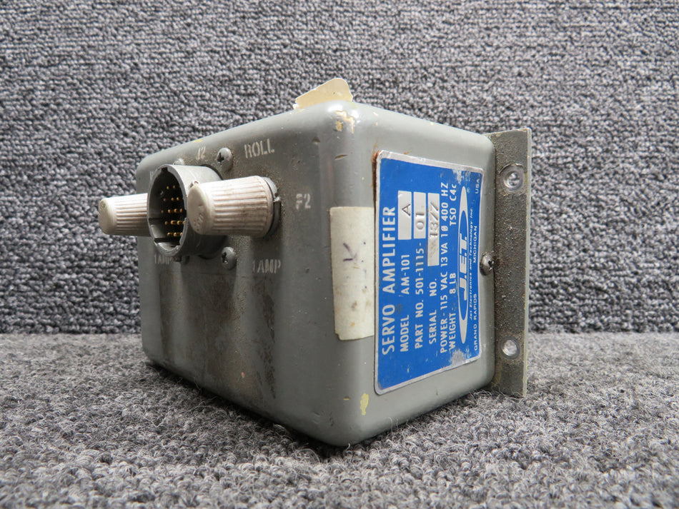 501-1115-01 JET AM101 Servo Amplifier with Mods and Green Repairable Tag (Core)