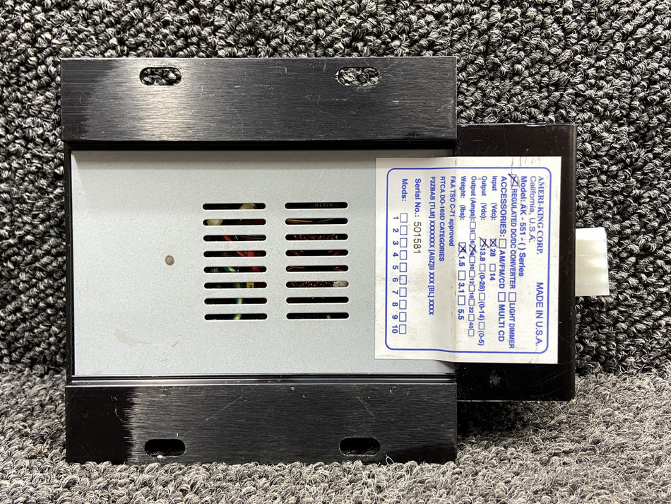 AK-551 Ameri-King Regulated DC To DC Converter Unit (28 to 14V)