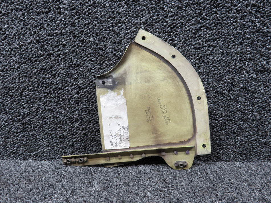 137513F406 BAE JS-31 Fin Closing Plate Lower RH