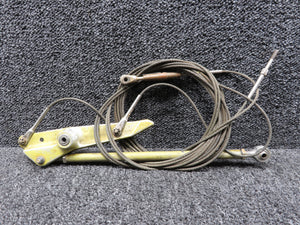108-520036-3 Beech BE-77 Elevator Control Bellcrank with Cables and Tube Assy