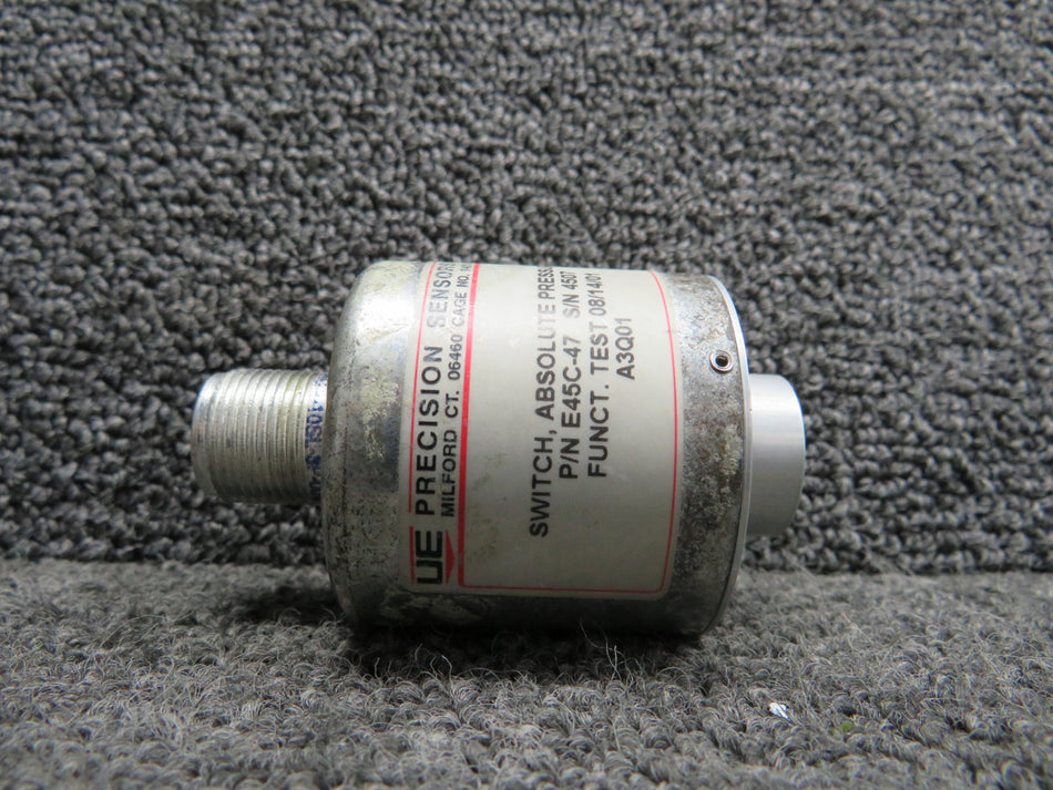 E45C-47 Precision A3Q01 Absolute Pressure Switch w Green Repairable Tag (Core)