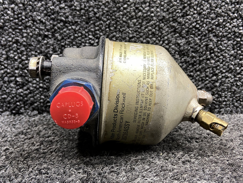 00736 (Alt: 74134-004) Air-Maze Fuel Filter Assembly