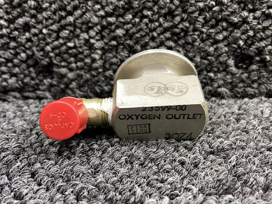 23599-000 Piper PA31-325 Oxygen Outlet Valve Assembly