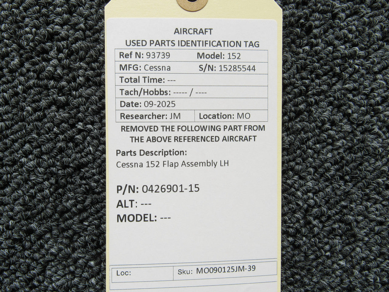 0426901-15 Cessna 152 Flap Assembly LH – BAS Part Sales