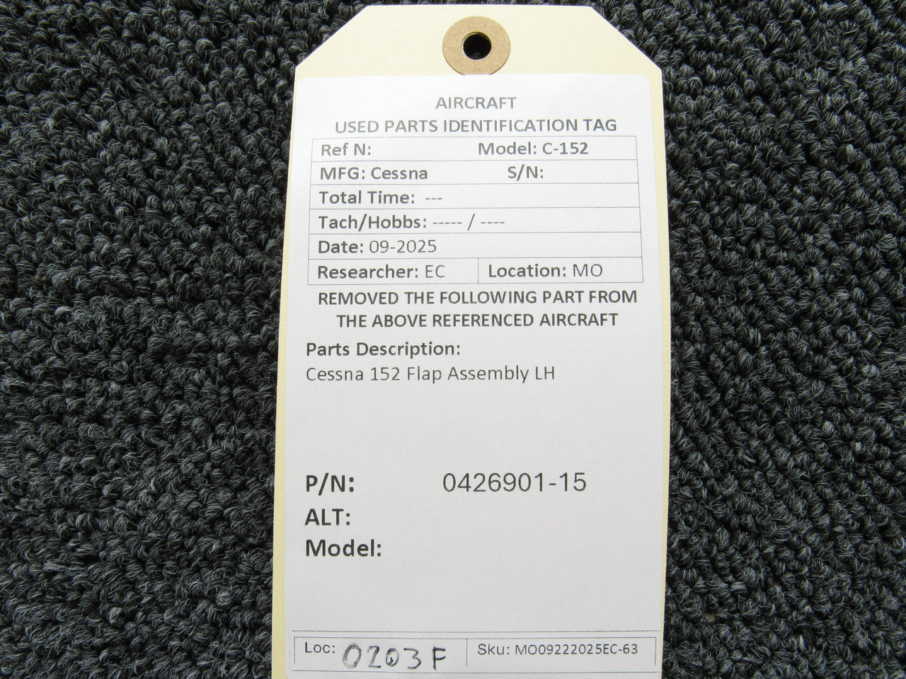 0426901-15 Cessna 152 Flap Assembly LH – BAS Part Sales