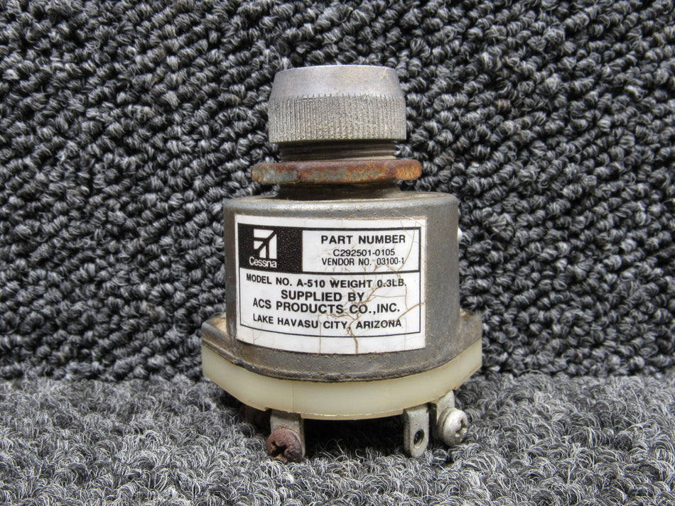 C292501-0105 Cessna C-152 Ignition Switch Assembly (Less Key)
