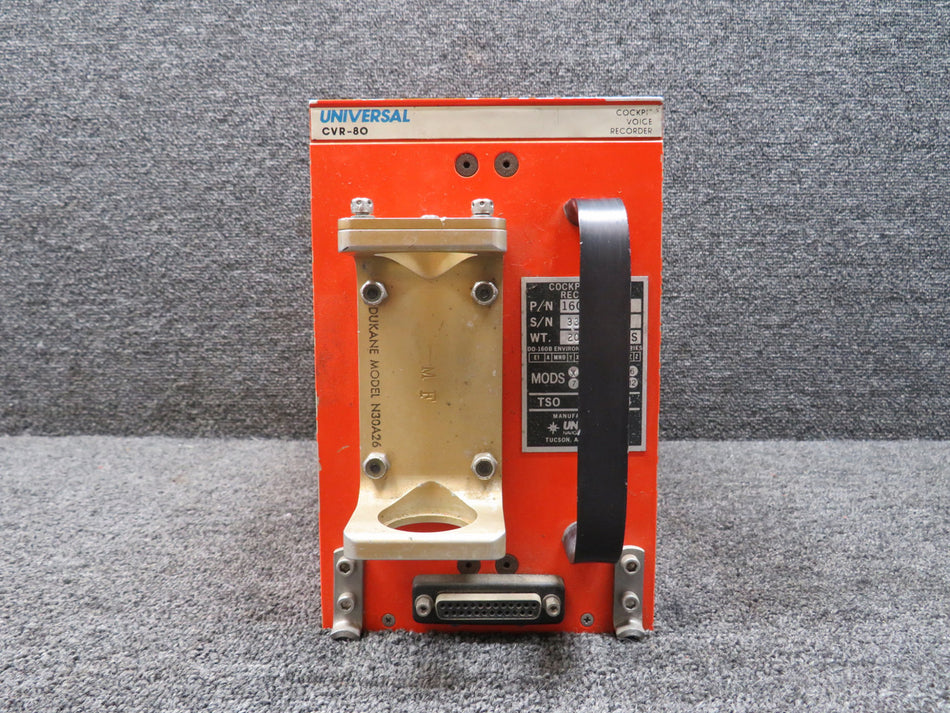 1600-01 Universal CVR-80 Cockpit Voice Recorder w Mods and Green Tag (Core)