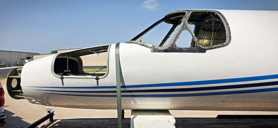 Cessna Citation 560 Fuselage with Bill of Sale, Airworthiness, Tag, and Logs