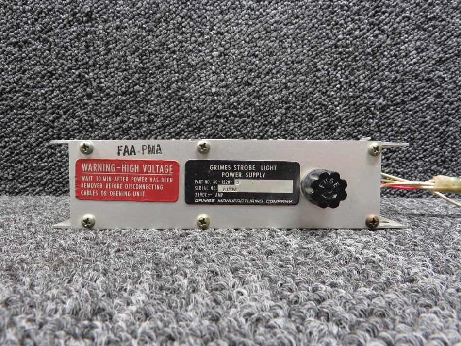 60-1520-3 Cessna 414 Grimes Strobe Light Power Supply