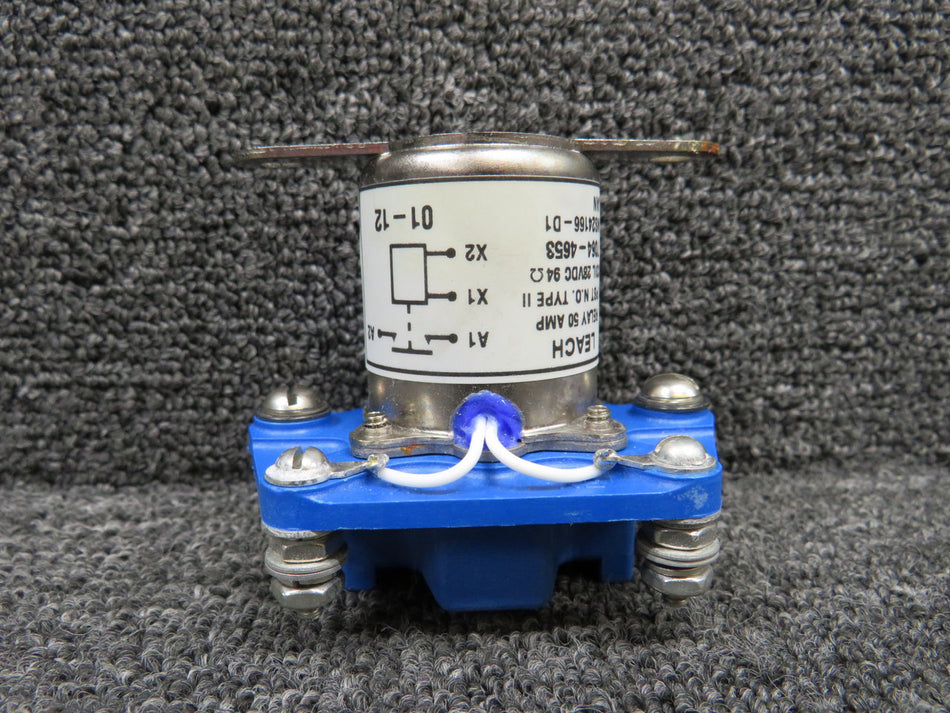 7064-4653 (Alt: MS24166-D1) Leach Relay (Volts: 28, Amps: 50)