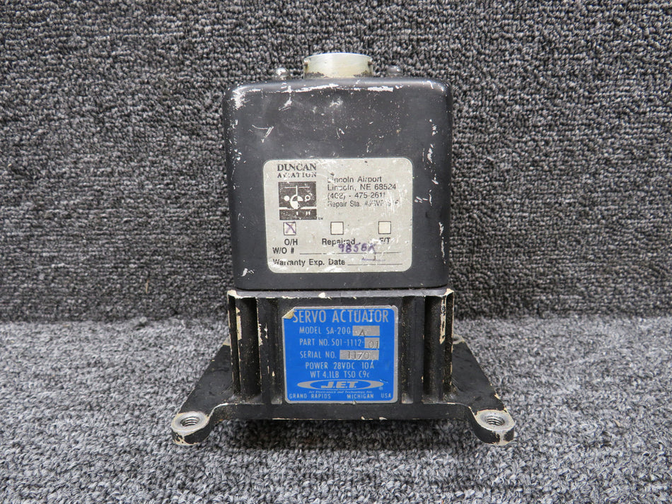 501-1112-01 JET SA-200A Servo Actuator
