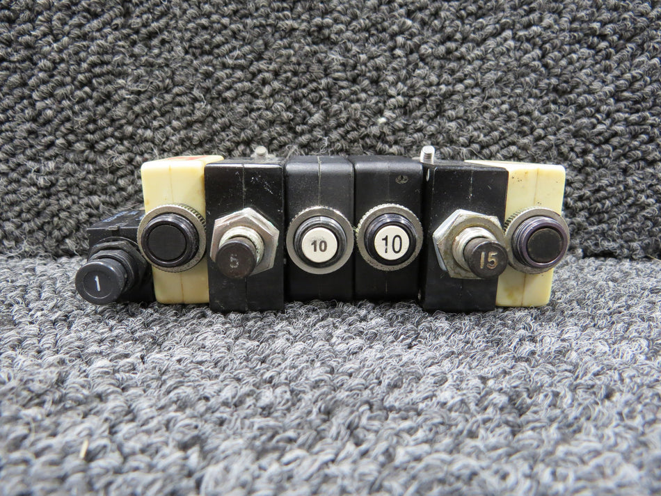 4200-001-1, W58-XC4C12A-10, 454658 Piper PA28-235 Circuit Breaker Set of 7