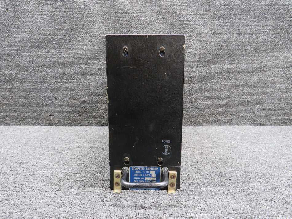 4-2020-010 JET FC-110J Computer Amplifier w Mods & Green Repairable Tag (Core)