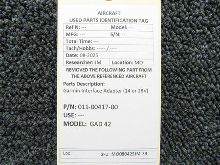 Garmin 011-00417-00 Garmin GAD 42 Interface Adapter (14 or 28V)