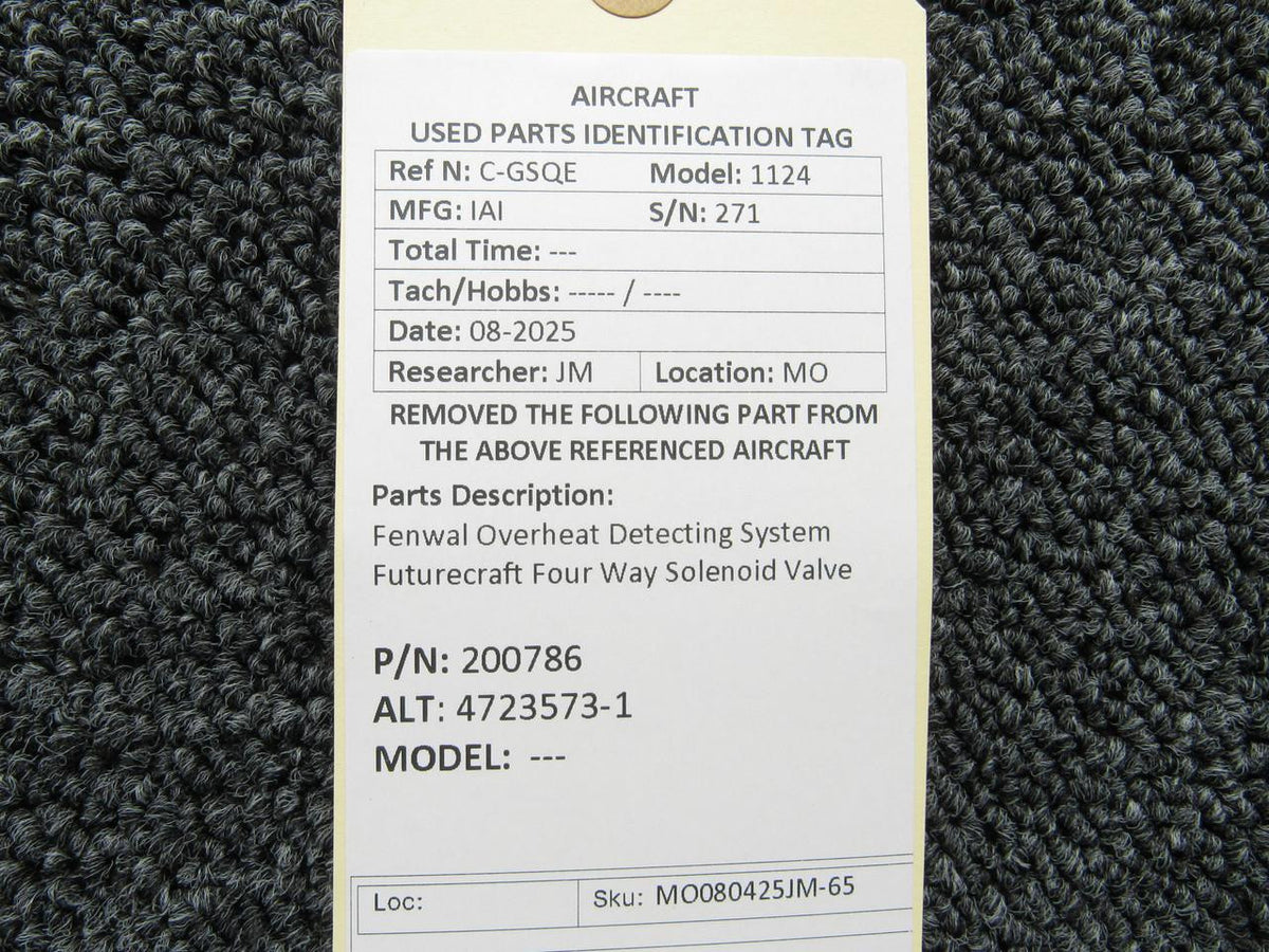 Futurecraft Corp. 200786 (Alt: 4723573-1) Futurecraft Four Way Solenoid Valve