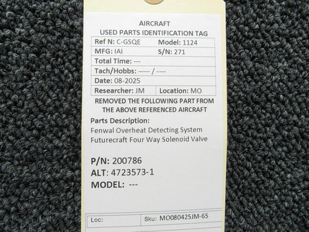 Futurecraft Corp. 200786 (Alt: 4723573-1) Futurecraft Four Way Solenoid Valve