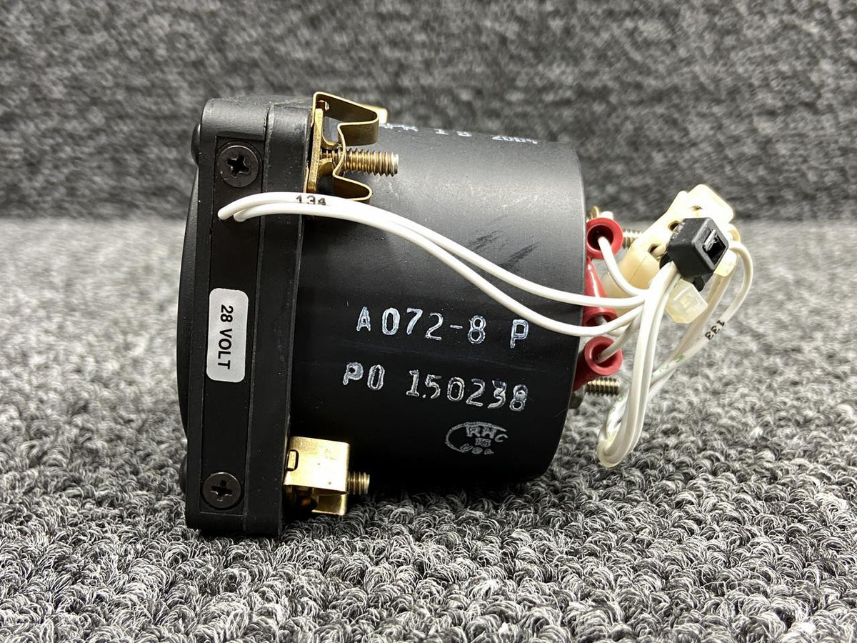 Mid-Continent MD90-8 (Alt: A072-8) Mid-Continent Electric Clock Indicator (28V)