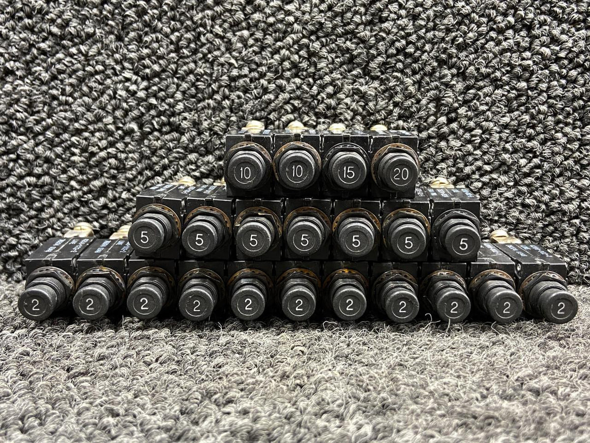 Mechanical Products 4200-002 Series Mechanical Products Push to Reset Circuit Breaker Set