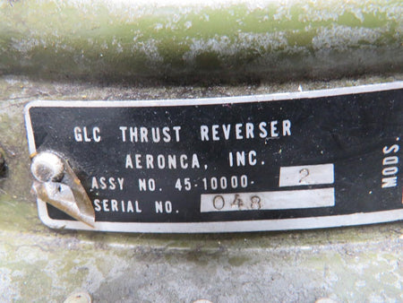Aeronca 45-10000-2 Aeronca Aft Cowl & Thrust Reverser Assembly RH