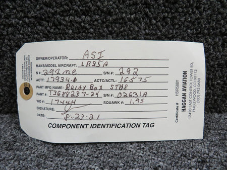 LearJet T3688237-24 LearJet Relay Box STU8