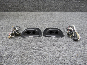 TJT-120, D746-1, C710-4 Robinson R44II Forward Audio Jack Set with Covers
