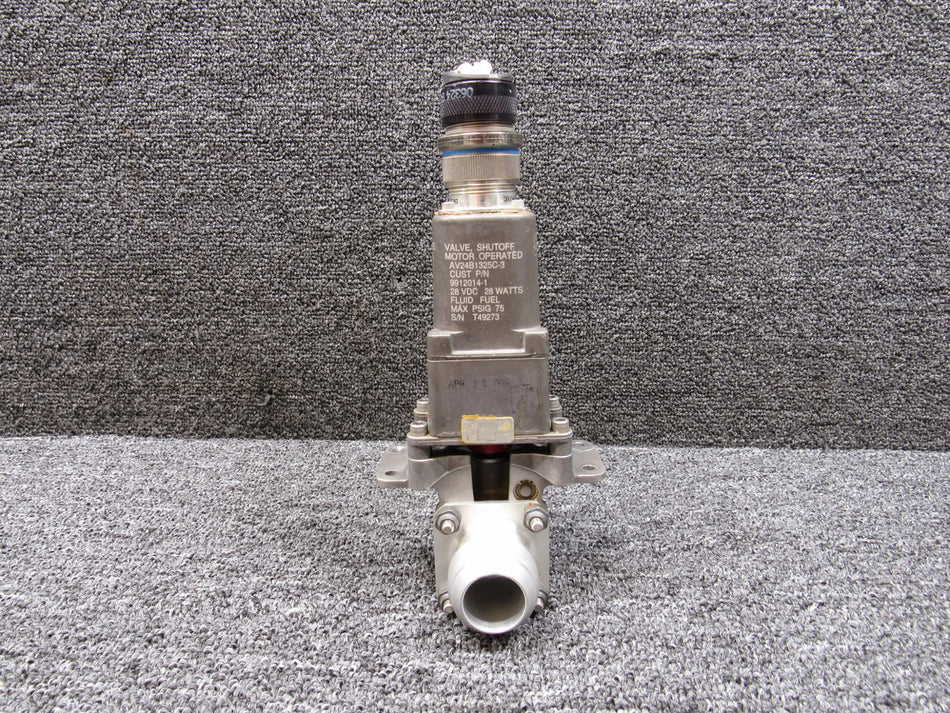 AV24B1325C-3 (Alt: 9912014-1) ITT Aerospace Motor Operated Shutoff Valve 28V